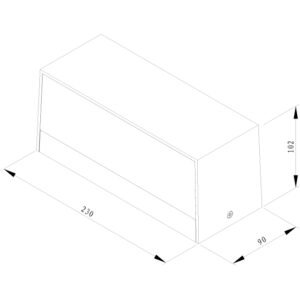 Aplique CORVO IP65 12W LED CCT 3000/4000/6500K Branco - Image 4