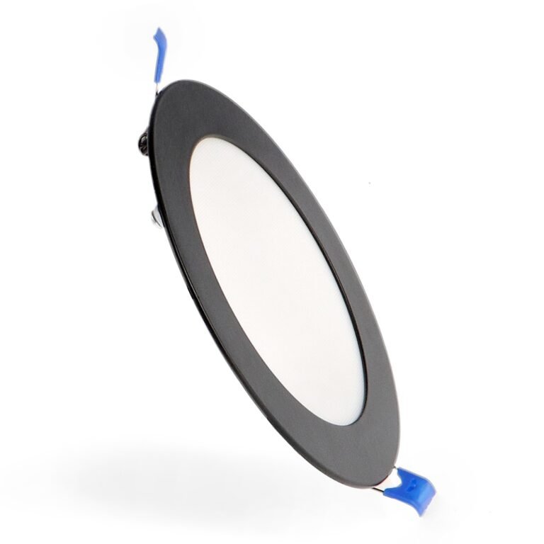 Foco de encastrar SLIM redondo 12W LED 1200lm CCT (3000K-4000K-6000K) Preto