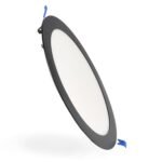 Foco de encastrar SLIM redondo 20W LED 2000lm CCT (3000K-4000K-6000K) Preto