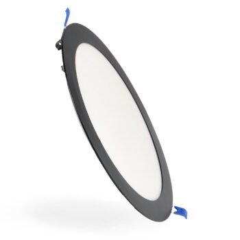 Foco de encastrar SLIM redondo 20W LED 2000lm CCT (3000K-4000K-6000K) Preto