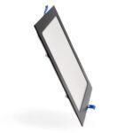 Foco de encastrar SLIM quadrado 20W LED 2000lm CCT (3000K-4000K-6000K) Preto