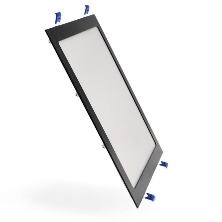 Foco de encastrar SLIM quadrado 25W LED 2500lm CCT (3000K-4000K-6000K) Preto