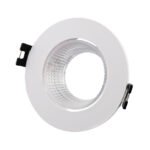Aro de encastrar ONIRO redondo Alt.3,4xD.9cm Policarbonato (PC) Branco