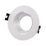 Aro de encastrar ONIRO redondo Alt.3,4xD.9cm Policarbonato (PC) Branco