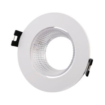 Aro de encastrar ONIRO redondo Alt.3,4xD.9cm Policarbonato (PC) Branco
