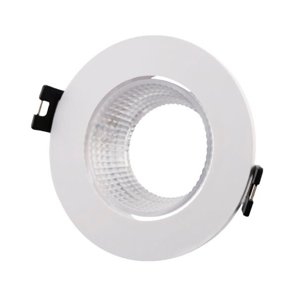 Aro de encastrar ONIRO redondo Alt.3,4xD.9cm Policarbonato (PC) Branco