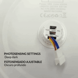 Foco de encastrar SENSOR LIGHT redondo 18W LED 1800lm 4500K Branco - Image 3