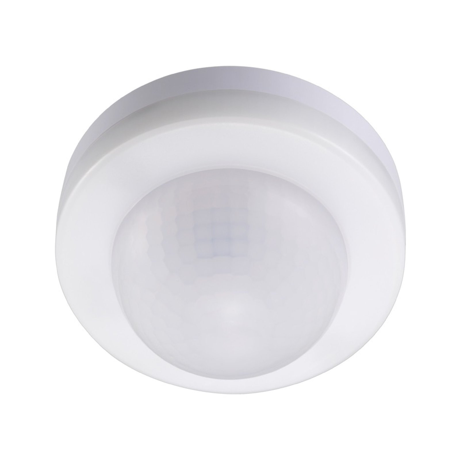 Sensor de movimento IR branco IP20, ângulo de detecção 360° (1xdetector), em PC com protecção UV