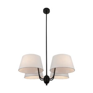 Candeeiro de Teto MARIZA 4xE14 Preto