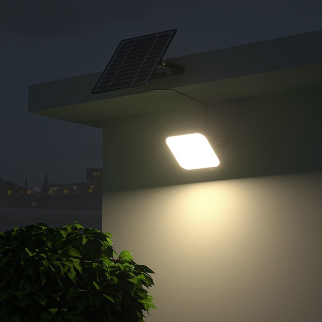 Projetor Solar LED 30W LEGRAND com Sensor IP65 4800lm - Image 2