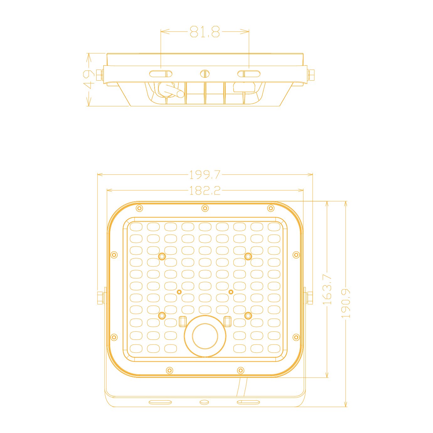 Projetor Solar LED 30W LEGRAND com Sensor IP65 4800lm - Image 4