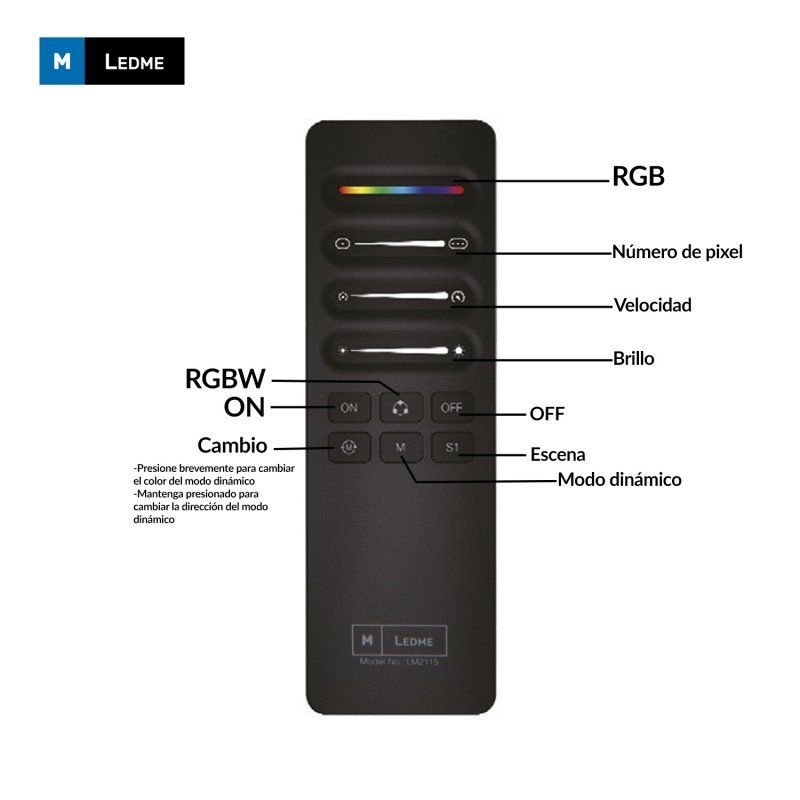 Comando LED RF SPI IC para Controlador de Fita LED Digital - Image 3