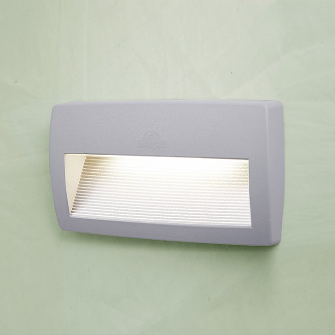 Aplique Exterior LORENZA R7s LED 10,5W CCT IP55 Resina Cinza - Image 2