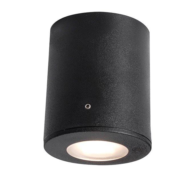 Foco LED de Teto FRANCA 1xGU10 6W CCT 615lm IP55 Resina Preta