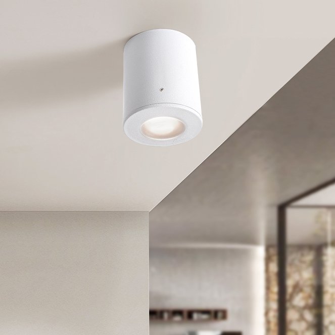 Foco LED de Teto FRANCA 1xGU10 6W CCT 615lm IP55 Resina Branca - Image 2