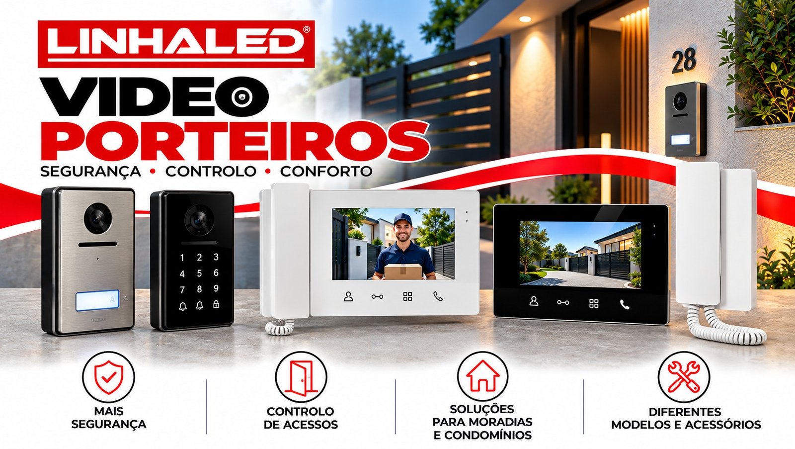 Videoporteiros e Intercomunicadores
